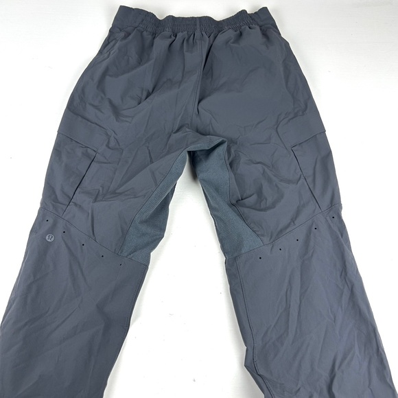Lululemon Outdoor Training Pants 29” Snap Pocket Men’s Sz 30 Gray Vented Belted - Picture 3 of 7